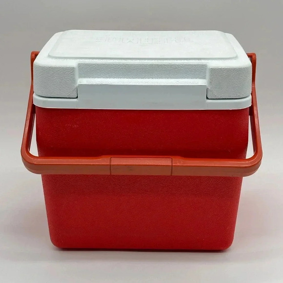 Thermos Cooler Model 7708 80's 90's Red Vintage - Picture 4 of 9